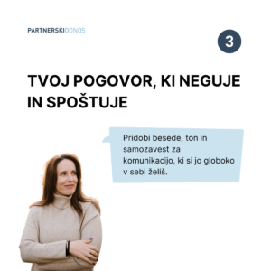 Tvoj pogovor, ki neguje in spoštuje